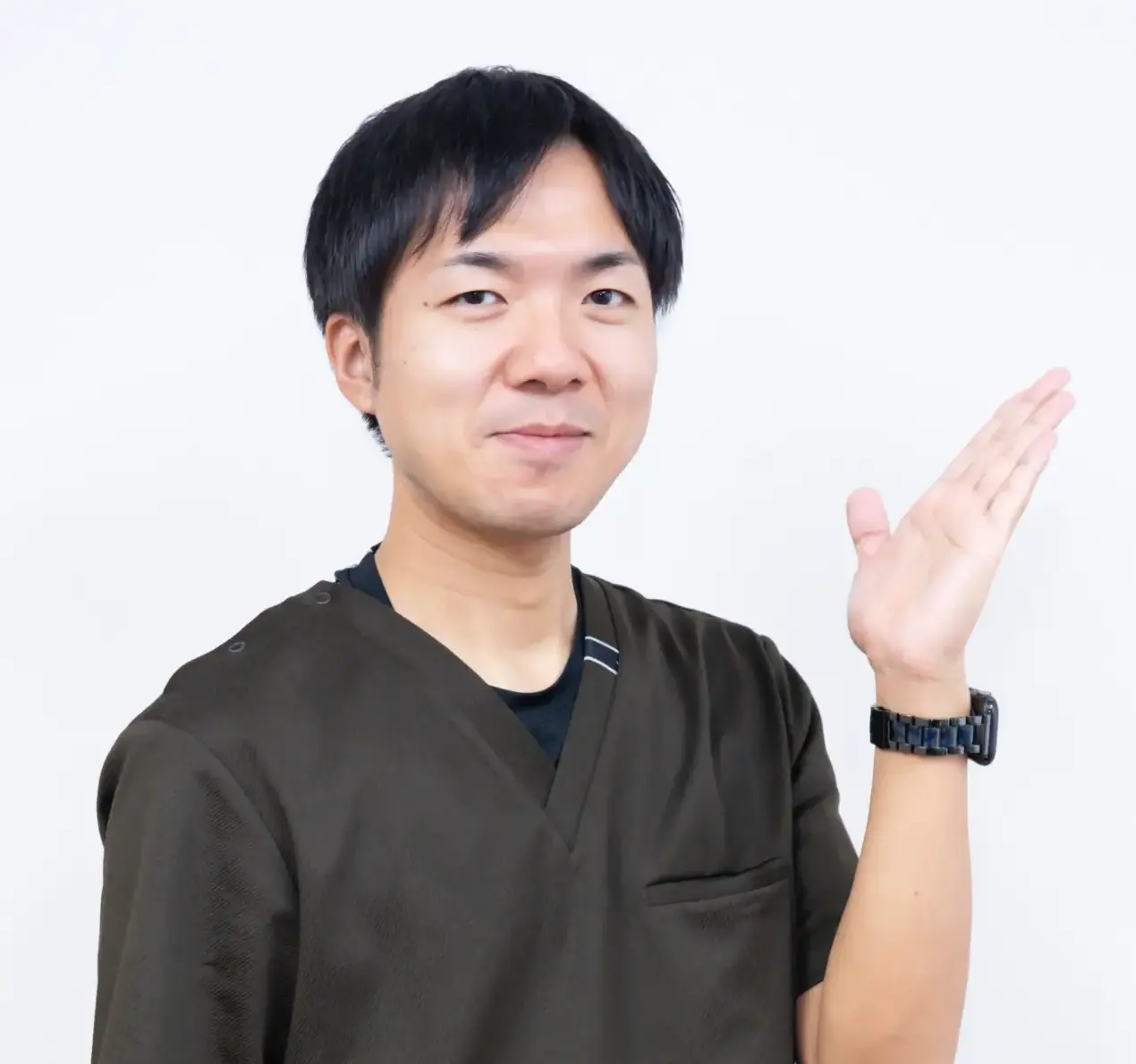 笑顔の院長